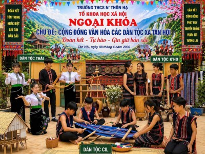 NGOẠI KHÓA TIẾNG ANH – SẮC MÀU VĂN HÓA DÂN TỘC